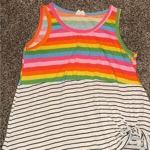 Colorful Striped Kids Tank Top